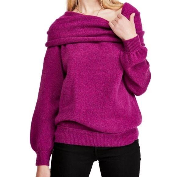 Free People Echo Beach Cowl Neck‎ Pullover Sweater - Picture 1 of 7